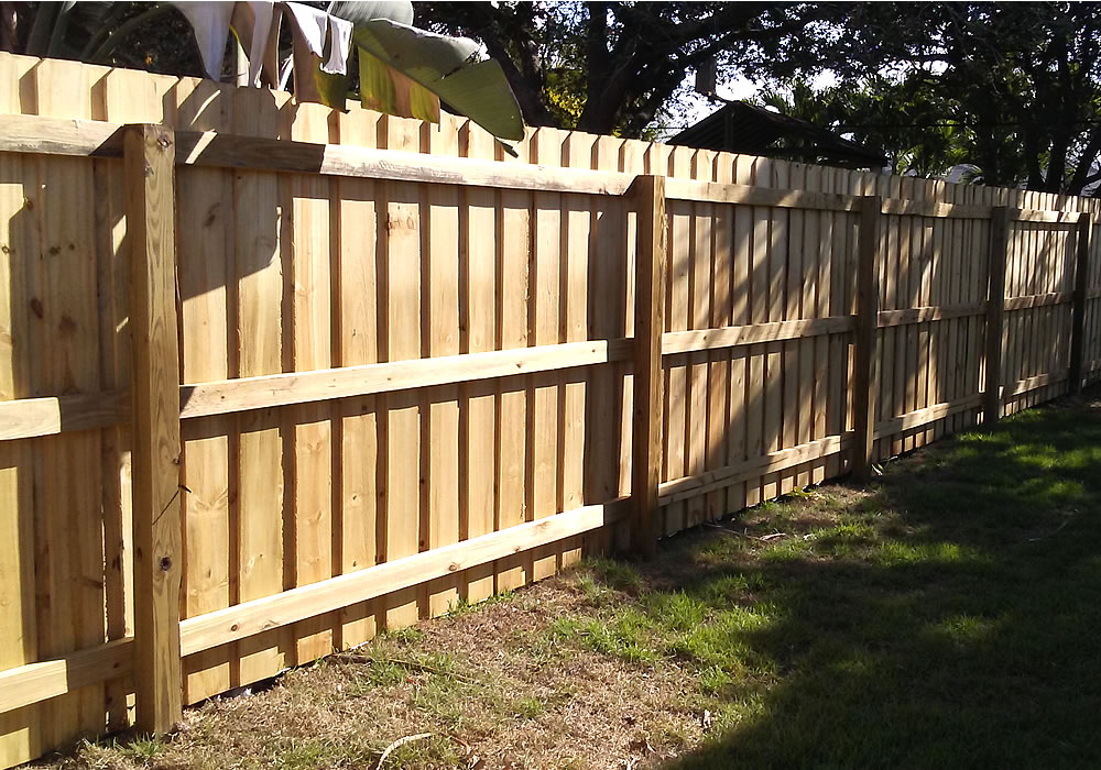 Wood Privacy Fence - AAA Quality Fence
